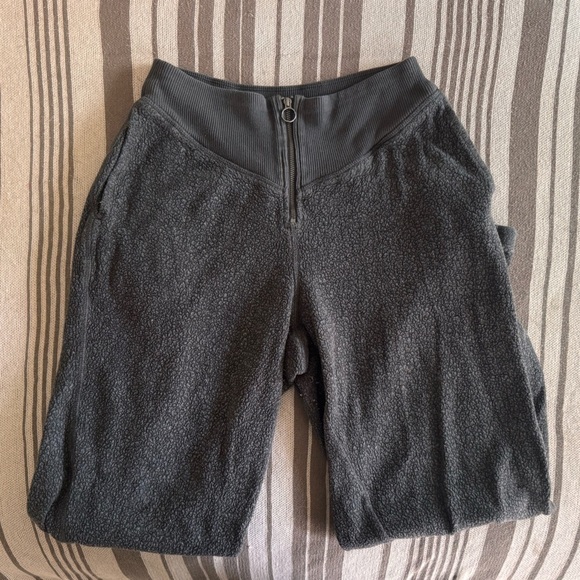 Aerie Cozy Zip-Front Sweat Pants | Women’s Small - Picture 1 of 5